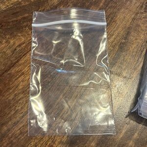 COPY 2- 5 x 3” Clear Zip Bags 4 mil 3" x 6" 2 x’s 110 packs